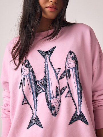 Next Sweatshirt in Roze