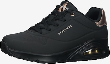 SKECHERS - Sapatilhas baixas 'Uno-Golden Air' em preto: frente