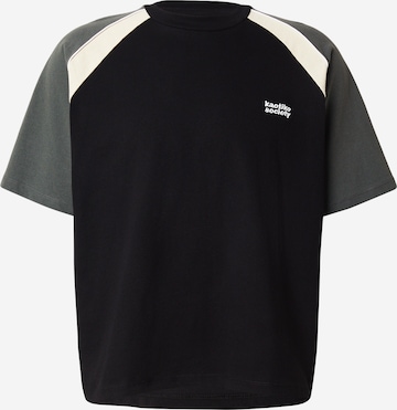 Kaotiko Koszulka 'LENNOX' w kolorze czarny: przód