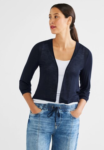 STREET ONE Knit Cardigan in Blue: front