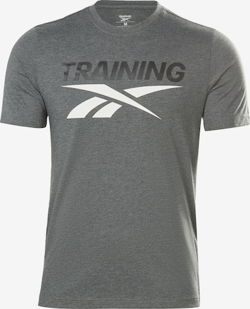 Reebok Loose fit Performance Shirt in Grey: front