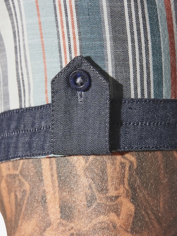 Jan Vanderstorm Comfort Fit Hemd ' Norstad ' in Grün