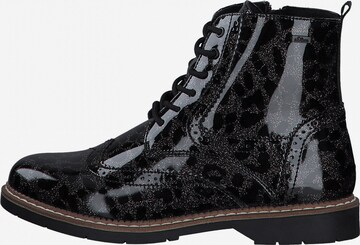 s.Oliver Lace-up bootie in Black