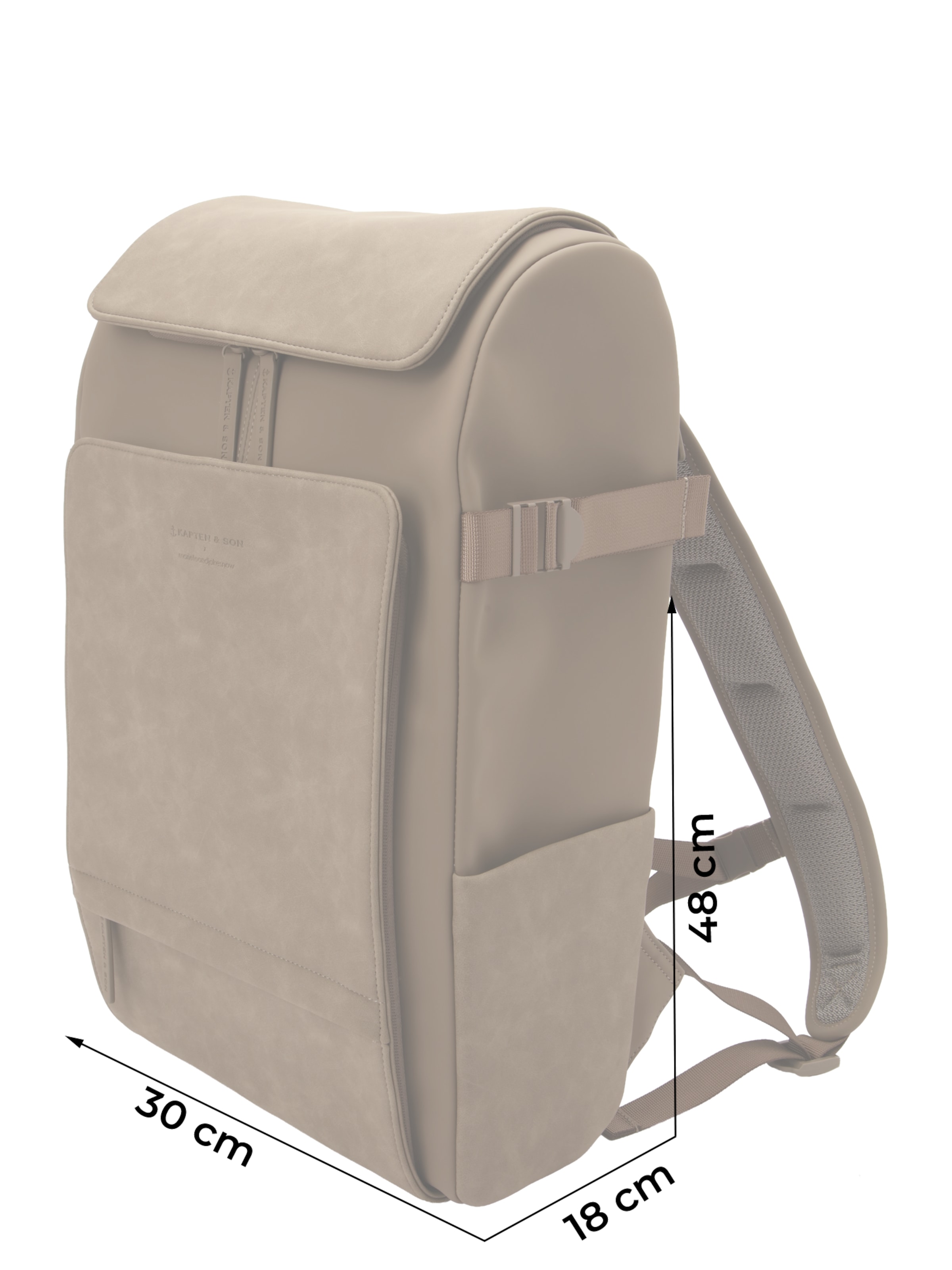 Kapten & Son Backpack 'Bali' in Brown