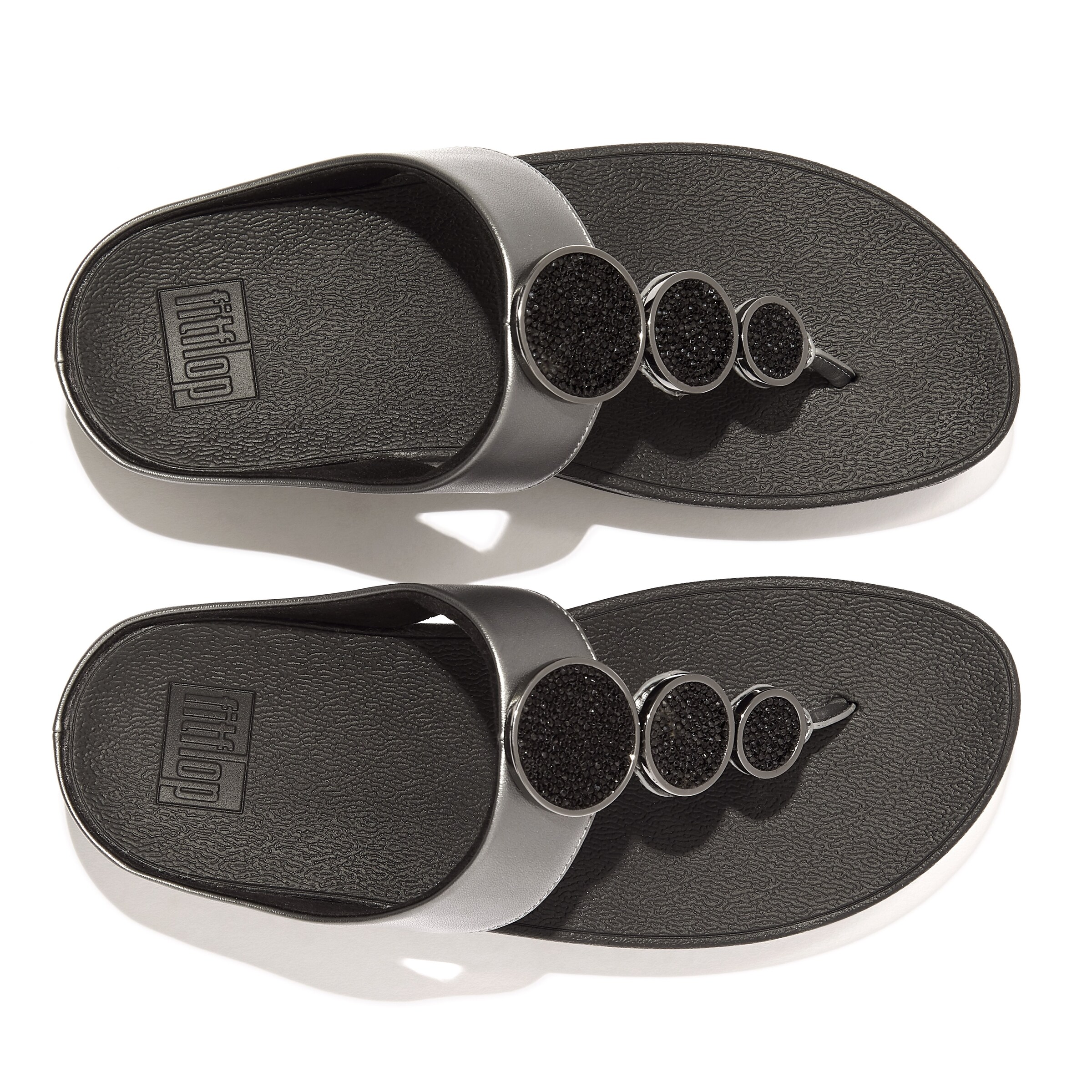 FitFlop T-Bar Sandals 'Dianette' in Black