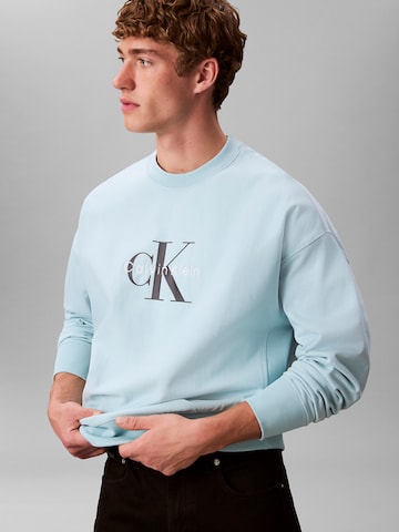 Calvin Klein Jeans Sweatshirt in Blau