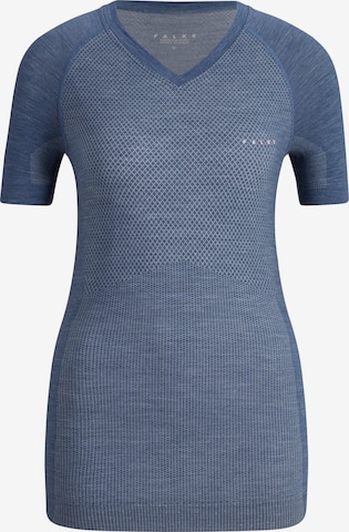FALKE Base Layer in Blau: Vorderseite