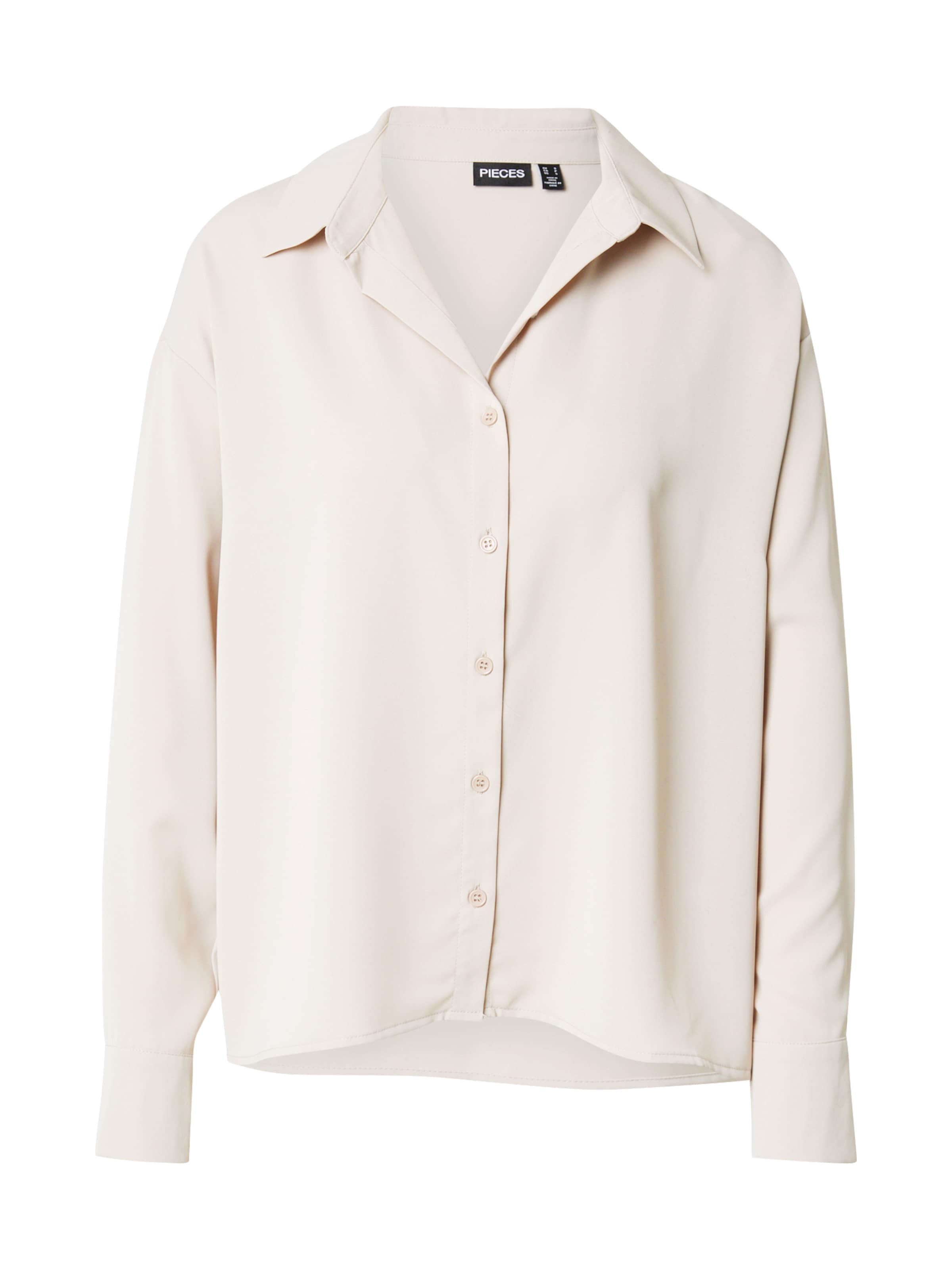 PIECES Blouse 'PCFRANAN' in Grey: front