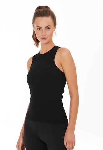 Athlecia Sports Top 'Lankae' in Black: front