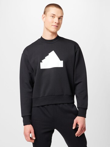 ADIDAS SPORTSWEAR Sport sweatshirt 'Future Icons' i svart: framsida