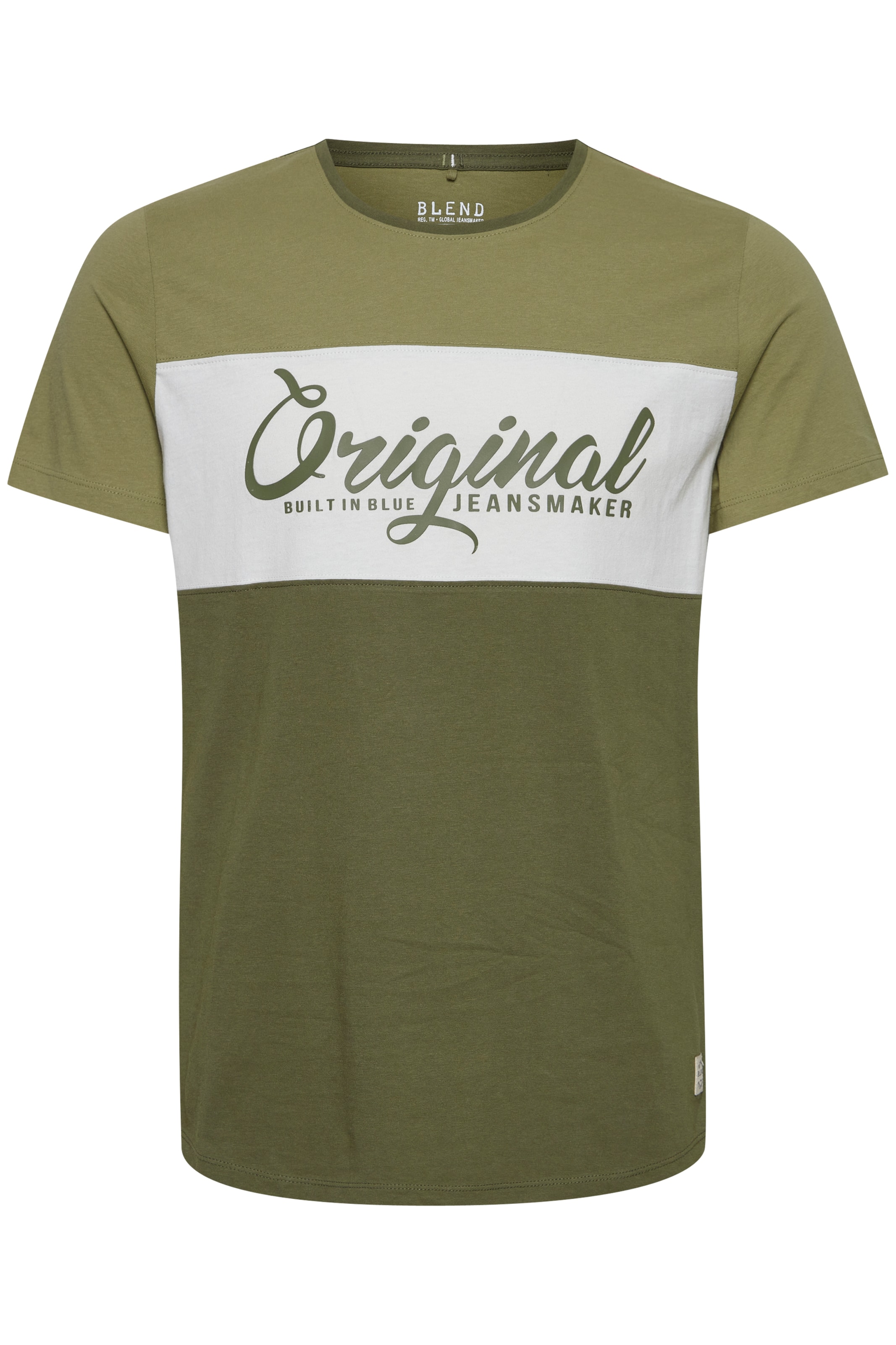 BLEND Shirt 'MALTE' in Green: front