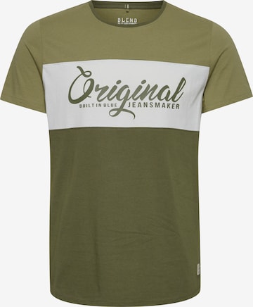 BLEND Shirt 'MALTE' in Green: front