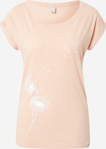 Iriedaily Shirt 'Pusteblume' in Oranje: voorkant