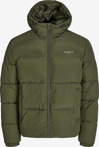 aprel Vinterjakke i grøn: forside