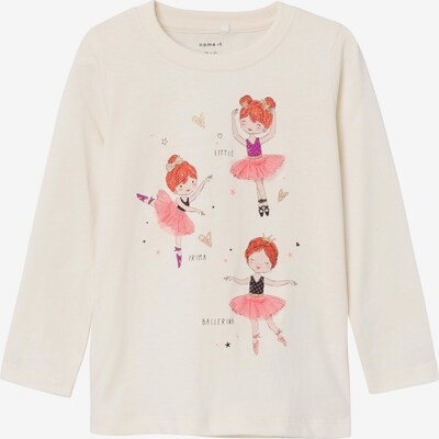 NAME IT Shirt 'TINELLA' in creme / lila / orange / rosa, Produktansicht