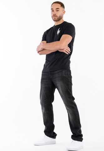 Tapout - Camiseta 'MASK TEE' en negro