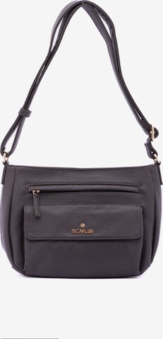 Borsa a spalla 'Borsa a Spalla Donna B Cavalli Ecopelle Zip' di B. Cavalli in grigio: frontale