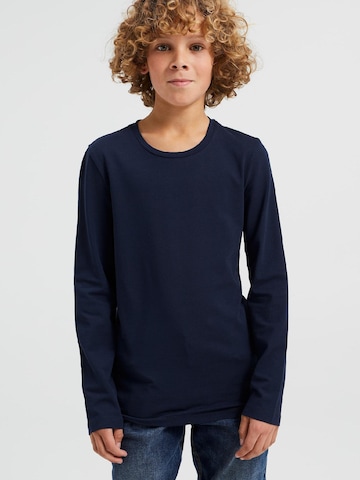 WE Fashion Shirt in Blauw: voorkant