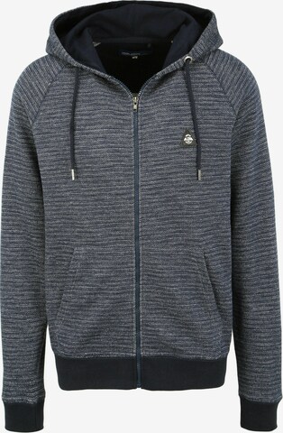 BLEND Zip-Up Hoodie 'Nuka' in Blue: front