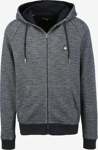 BLEND Zip-Up Hoodie 'Nuka' in Blue: front