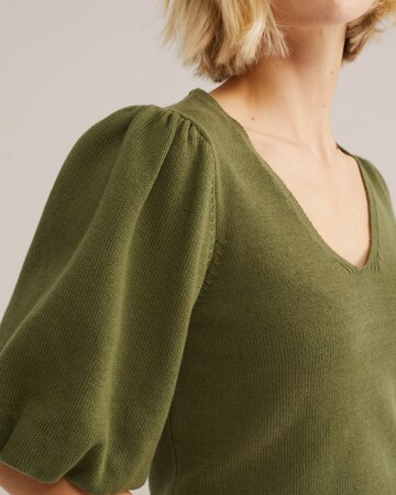 WE Fashion Sweter w kolorze zielony