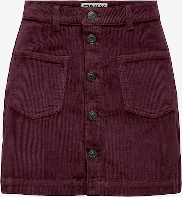 ONLY Nederdel 'ONLAMAZING' i rød: forside