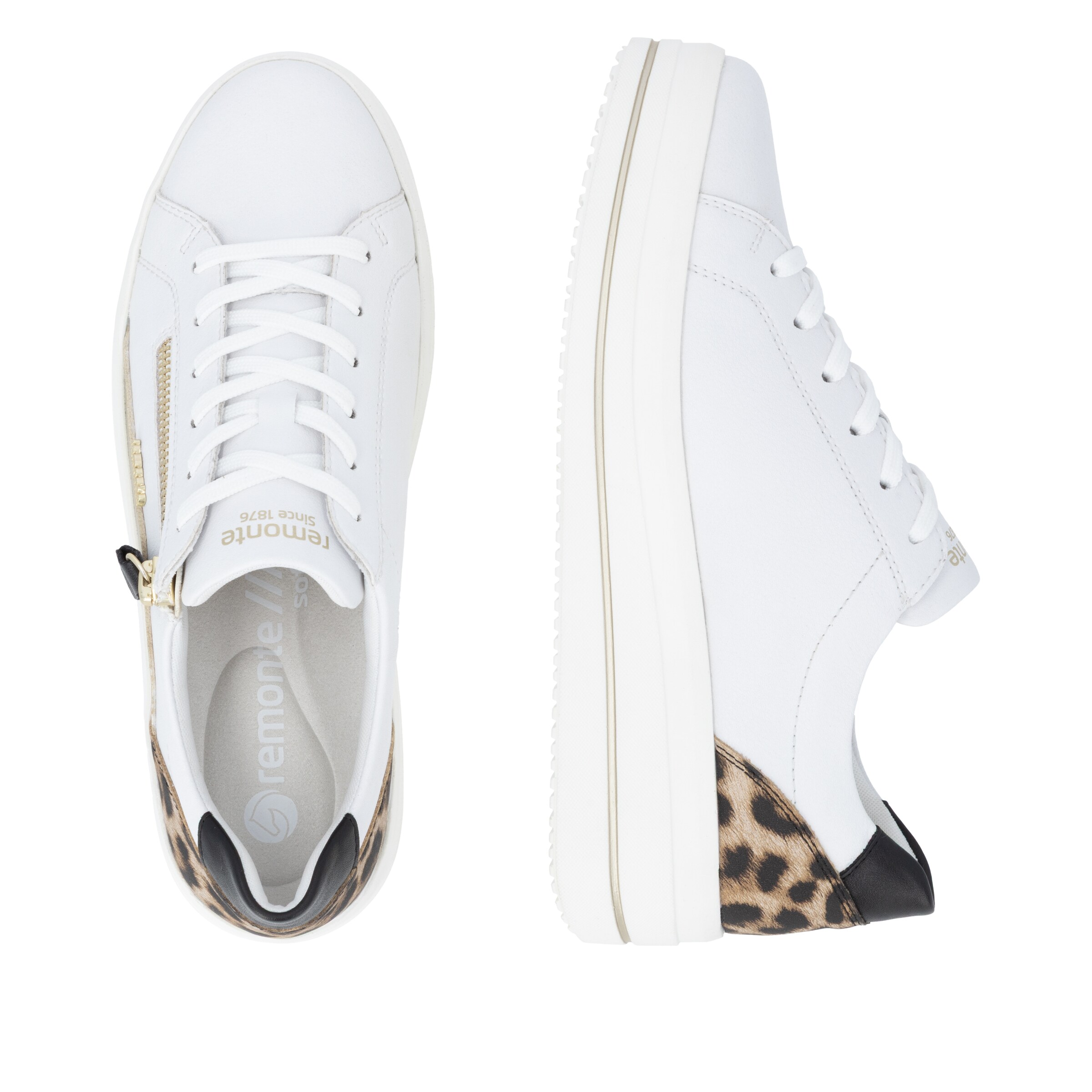 Baskets basses REMONTE en blanc