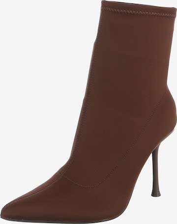 Ital-Design Stiefelette in Braun: Vorderseite