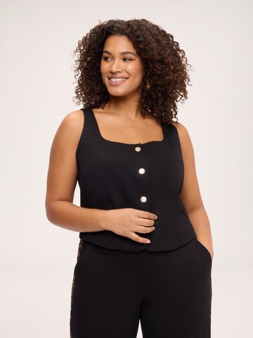Fiorella Rubino - Top en negro