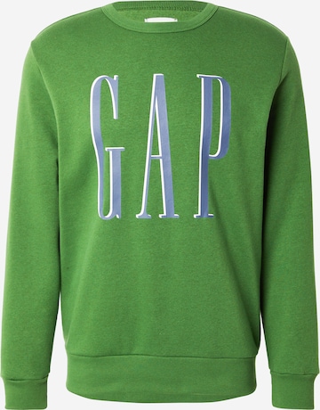 GAPSweater majica - zelena boja: prednji dio