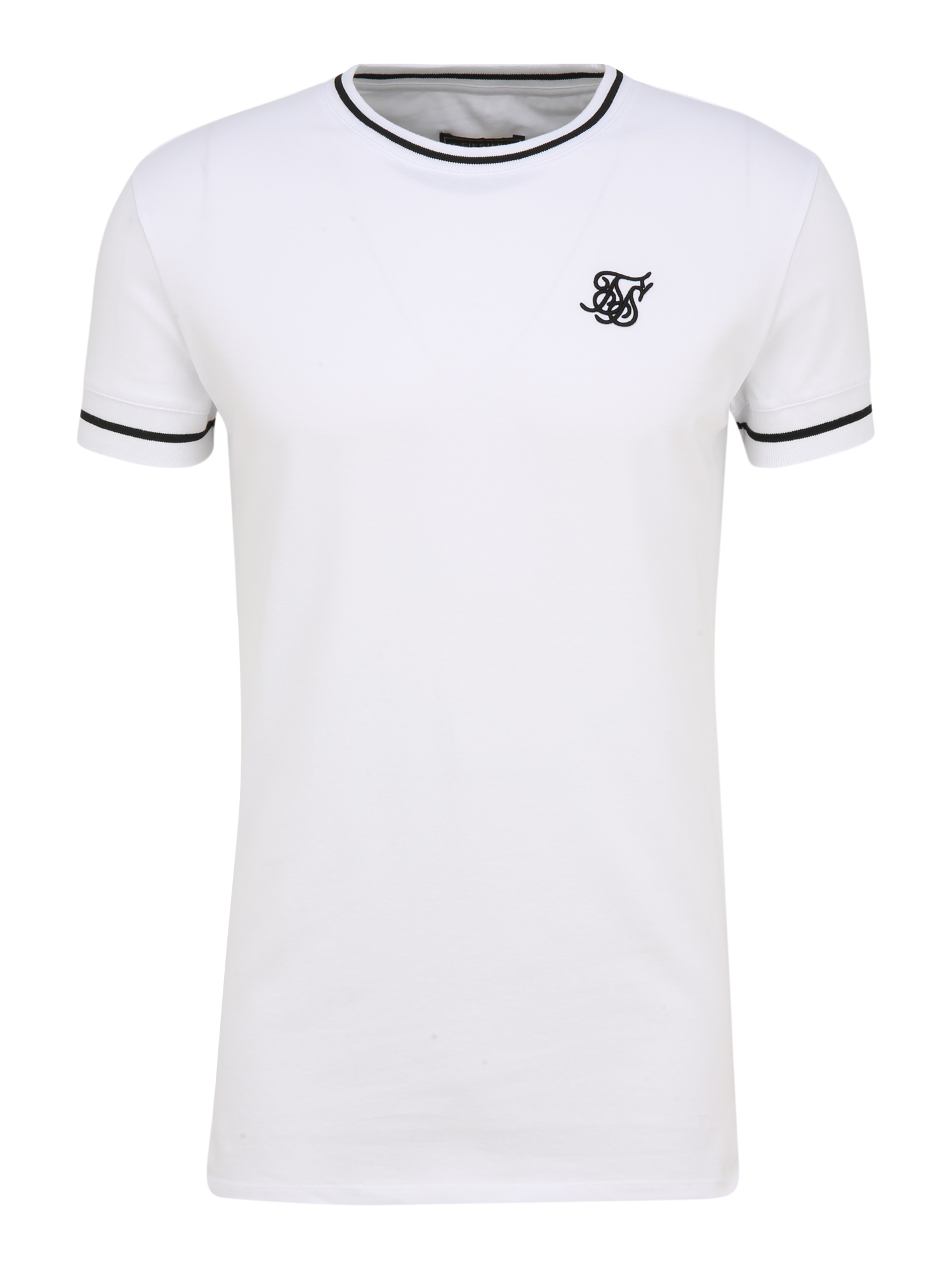 SikSilk T-Shirt in Weiß 