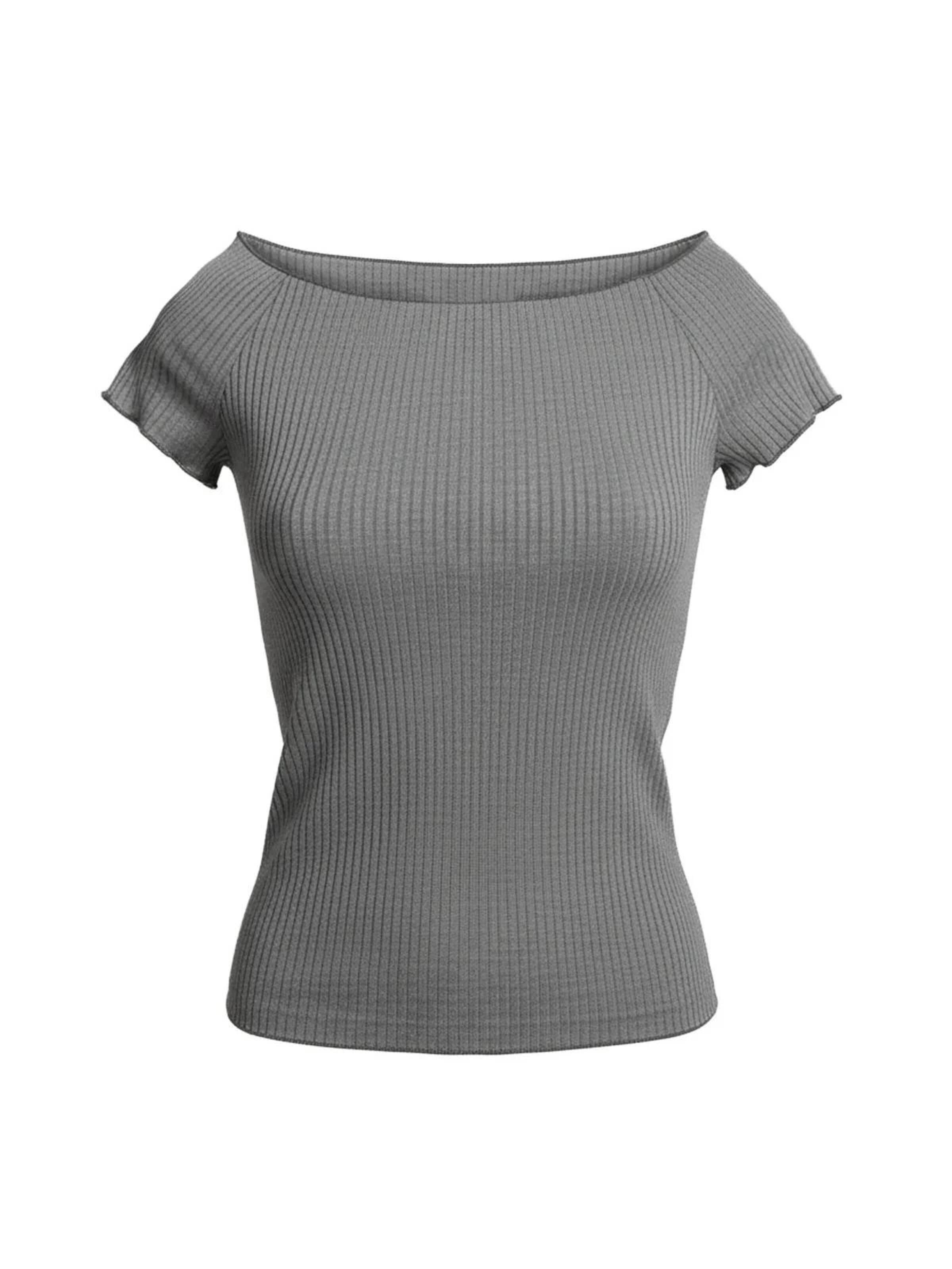 No Matter What Shirt in Grijs: voorkant