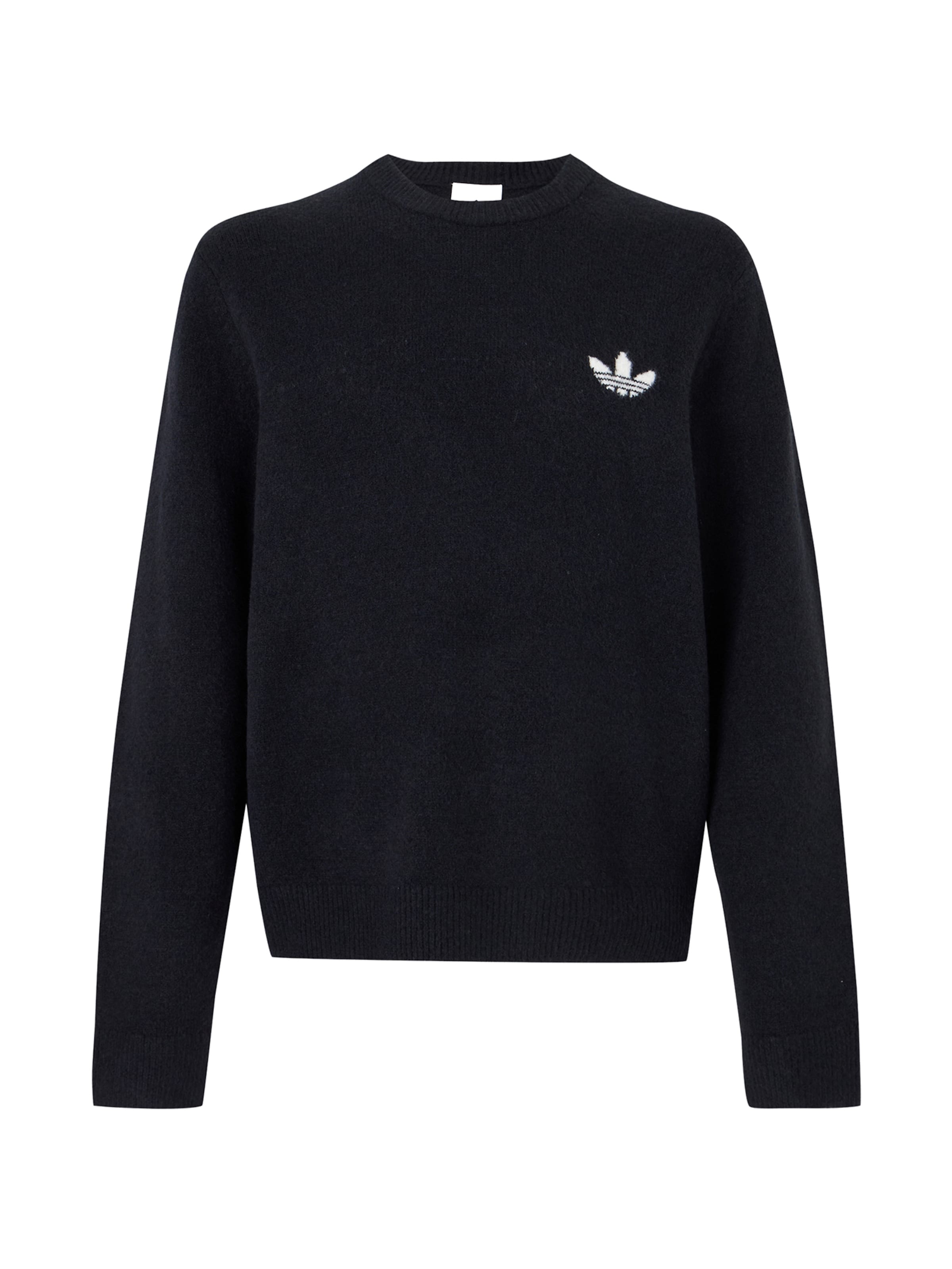 ADIDAS ORIGINALS - Jersey 'Trefoil Essentials' en negro: frente
