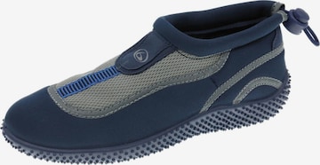Scarpa bassa di Beppi in blu: frontale