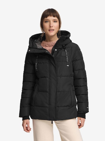 Polo Club Steppjacke in Schwarz: Vorderseite