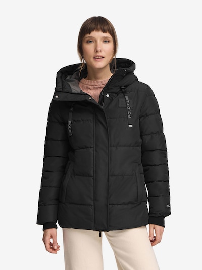 Polo Club Steppjacke in schwarz, Produktansicht