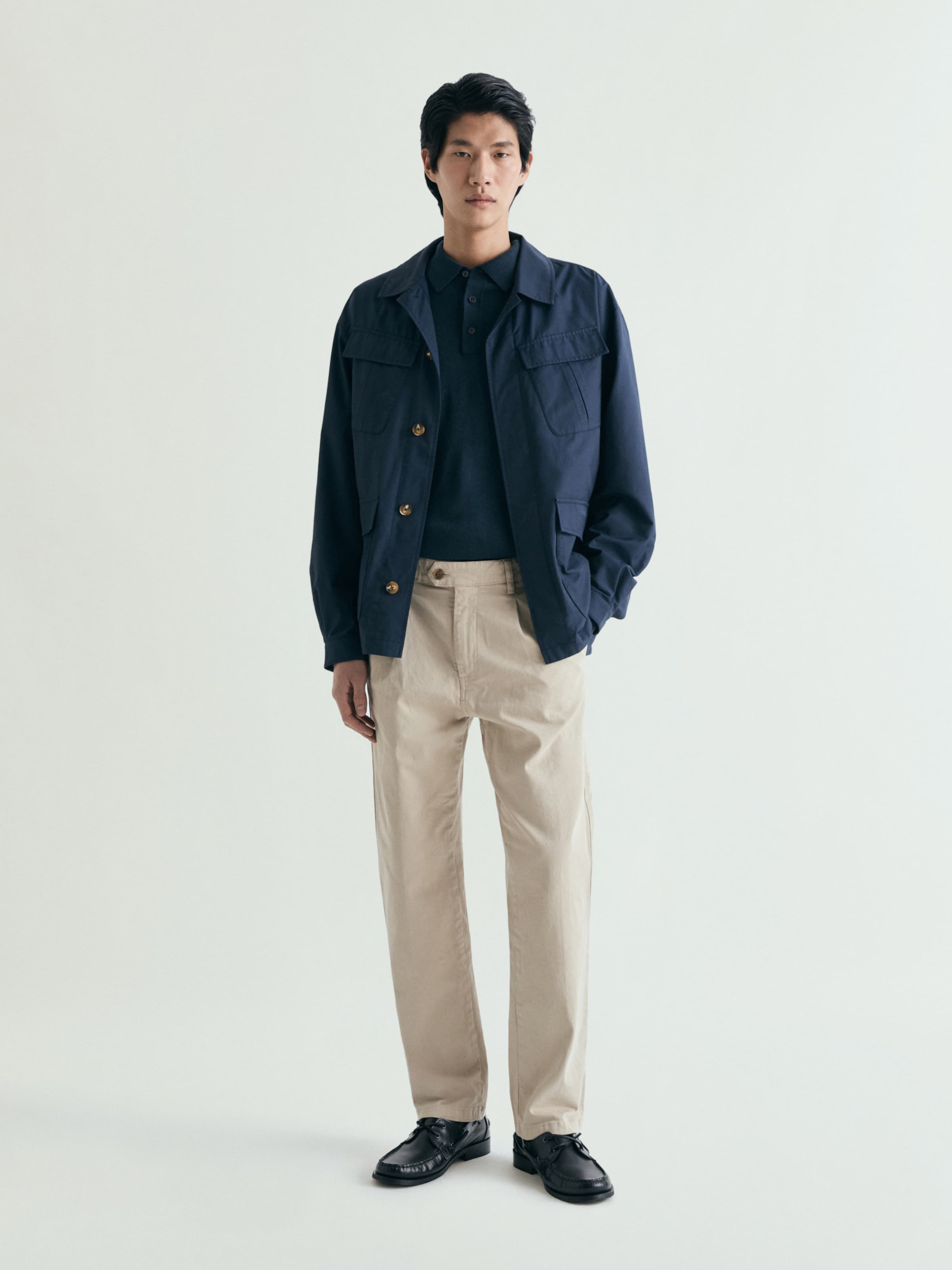 Scalpers Обычный Плиссированные брюки ' ' в Бежевый: спереди