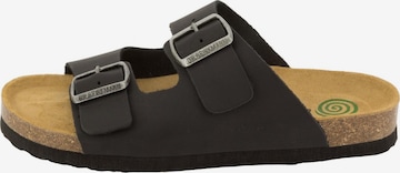 DR. BRINKMANN Mules 'Bonillo' in Black: front