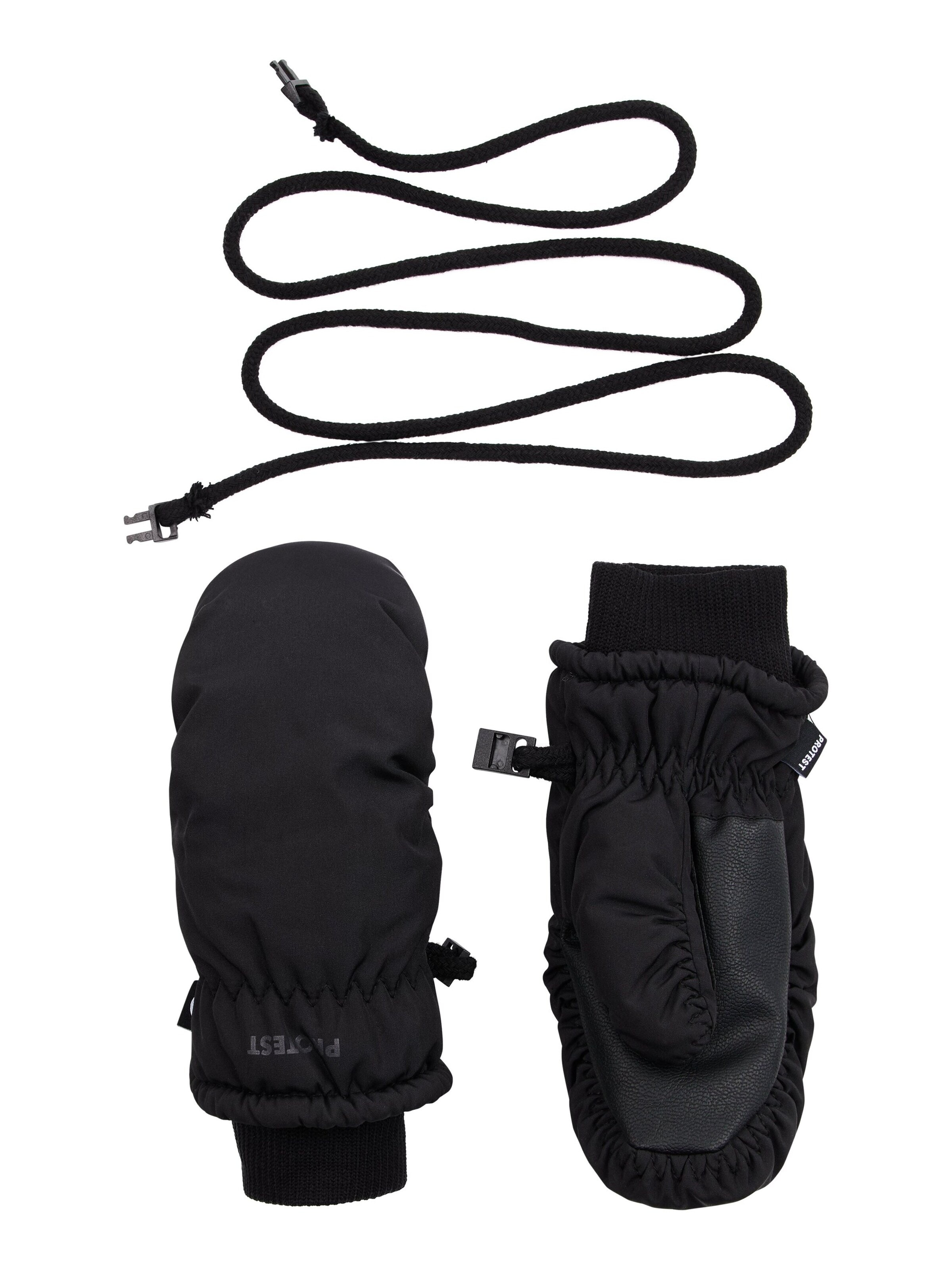 PROTEST Athletic Gloves 'PRTFrosty TD' in Black: front