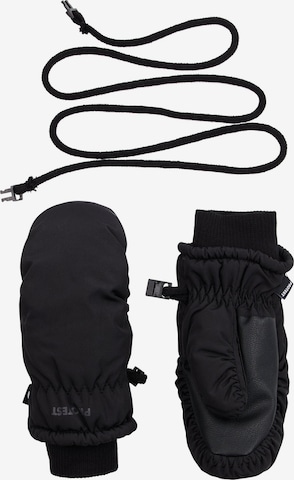 PROTEST Athletic Gloves 'PRTFrosty TD' in Black: front