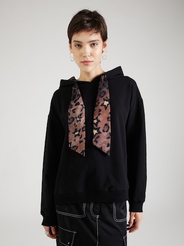 Frogbox Sweatshirt in Zwart: voorkant