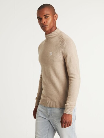 Pull-over 'Trace Mock' CHASIN' en marron