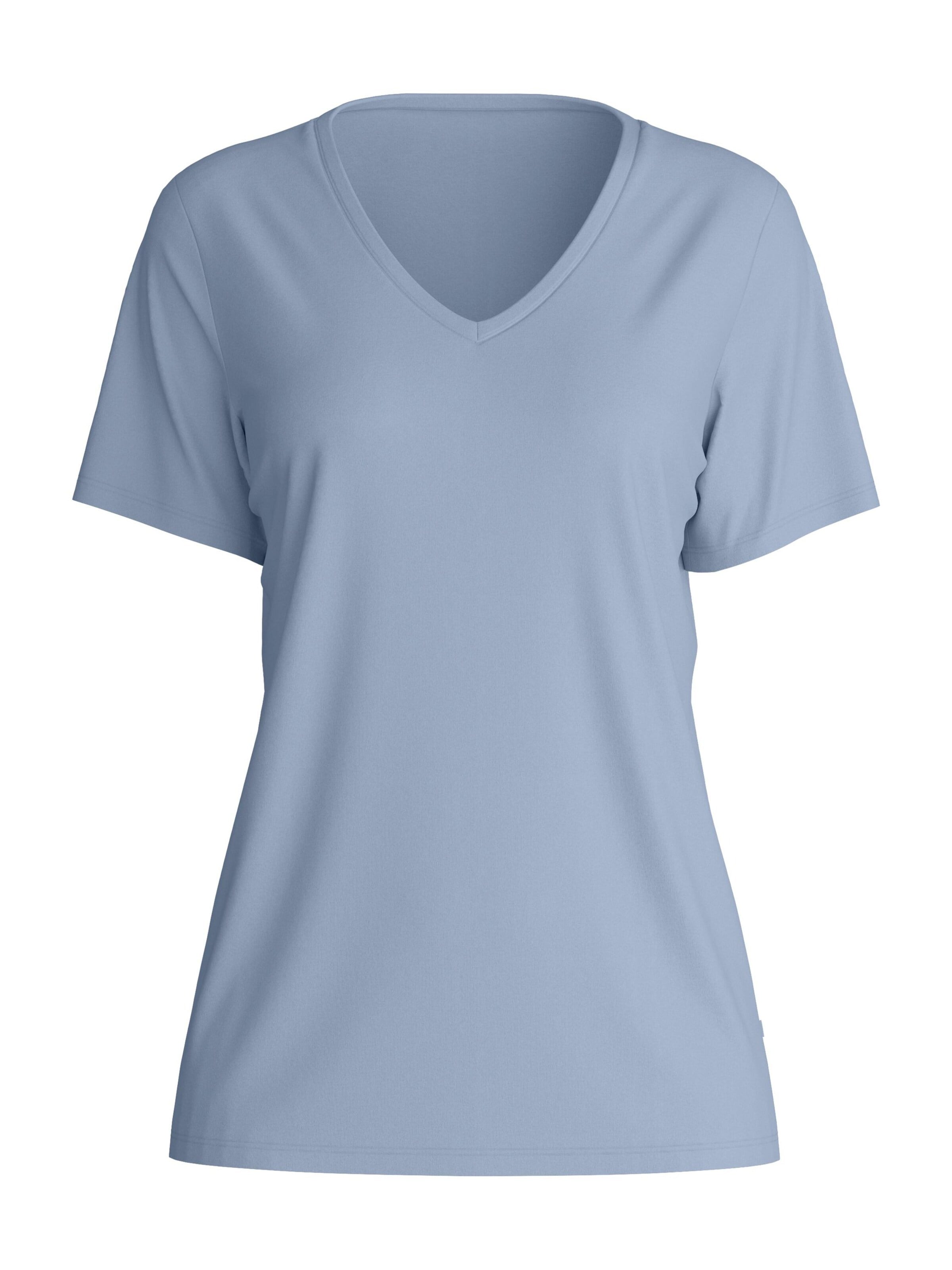 CALIDA Schlafshirt 'Favourites Sleep'‌‌‌‌‌‌‌‌‌ in Blau: Vorderseite