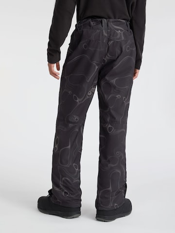 O'NEILL Loosefit Outdoorové kalhoty – černá