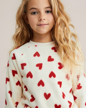 WE Fashion Пижама в Белый