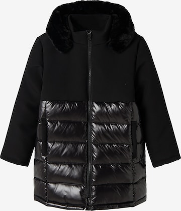 Manteau 'NKFMAROL' NAME IT en noir : devant