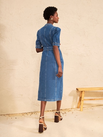 love & roses Kleid in Blau