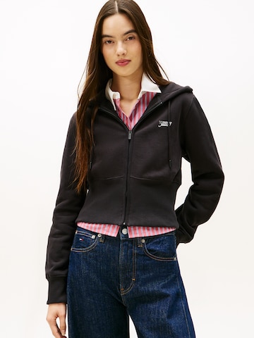 Giacca di felpa di Tommy Jeans in nero: frontale