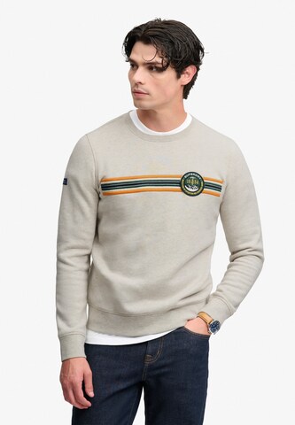 Superdry & Co Sweatshirt in Beige: voorkant