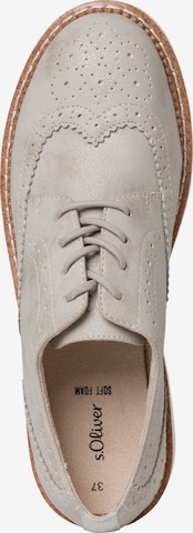 s.Oliver Schnürschuh in Beige